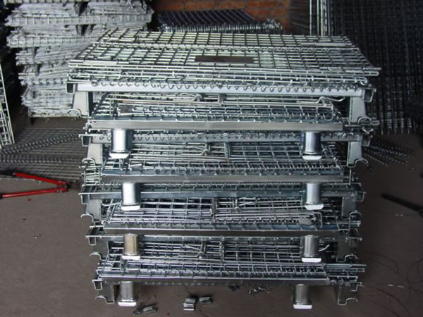 Contenedor de malla plegable | Productos de alambre de acero | Anbao Wire